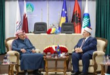 Myftiu Tërnava priti në takim drejtorin ekzekutiv të organizatës “Qatar Charity”, Yousuf al Kuwari