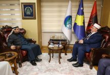 Myftiu Tërnava priti në takim presidentin e Këshillit Botëror të Komuniteteve Myslimane, dr. Ali Rashid al Nuaimi
