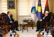 Myftiu Tërnava priti në takim kryeministrin e Kosovës, z. Albin Kurti